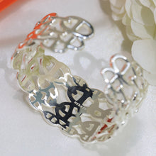 18K Chaine D'Ancre Wide Cutwork H Bracelet