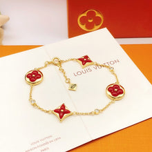 18K Louis Blossom Red Flower Bracelet