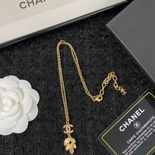 18K CC Flower Crystal Necklace