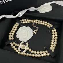 18K CC Pearl Chain Necklace