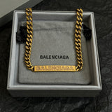 18K BB Vintage Chain Gold Necklace