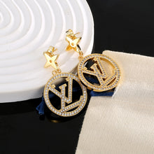 18K Louis Star Pendant Earrings