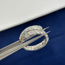 18K BV Serpenti Viper Pave Diamond Ring