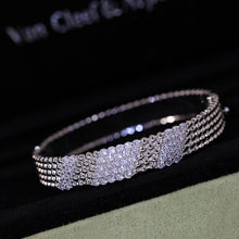 18K Perlée 5 Rows Diamond Bracelet