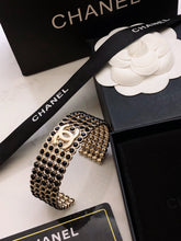 18K CC Black Cuff Bracelet