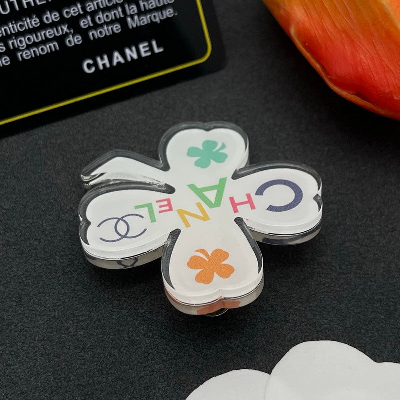 18K CC Color Flower Brooch