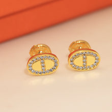 18K Mini Farandole Diamond H Earrings