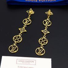 18K Louis Lace Long Earrings