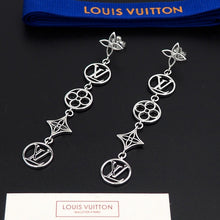 18K Louis Lace Long Earrings