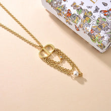 18K CD Chain Necklace