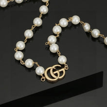 18K Double G Pearl Necklace