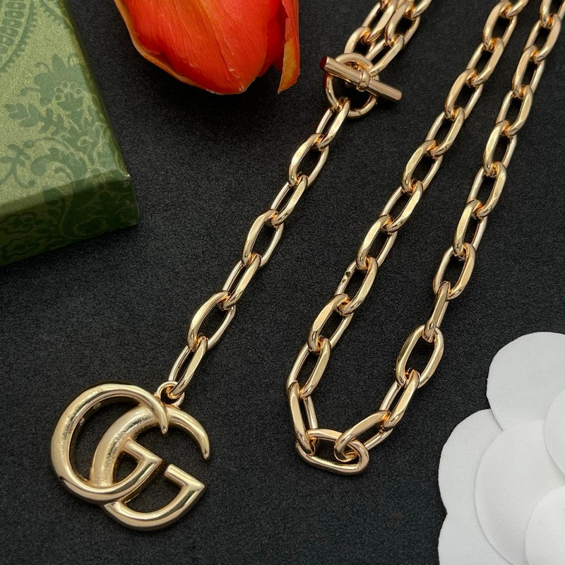 18K GG Big Gold Chain Necklace