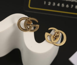 18K Double G Earrings