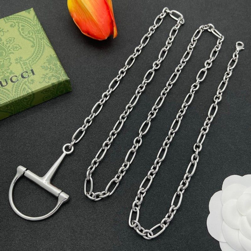 18K GG Gold Chain Link Necklace