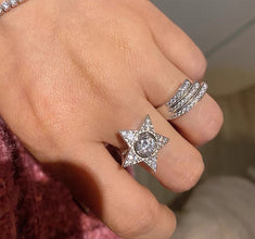 18K CC Comète Diamonds Ring