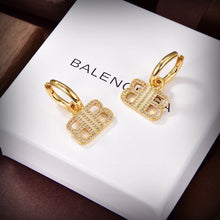 18K BB Pendant Earrings