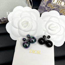 18K CD Black Tribales Earrings