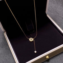 18K CC Gold Necklace