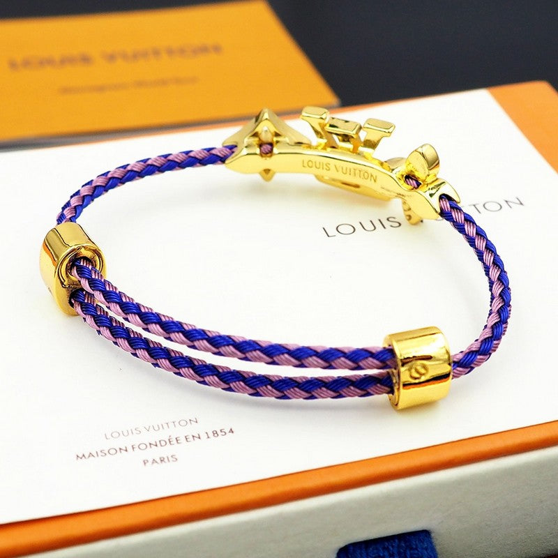 18K Louis Monogram Purple Gold Bracelet