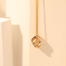 18K Trinity Cushion Necklace