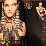 18K CC Red & Brown Pearl Gold Brooch