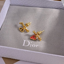 18K CD Dioramour Je Vous Adore Earrings