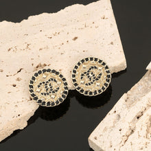 18K CC Strass Earrings