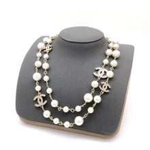 18K CC Long Pearls Necklace