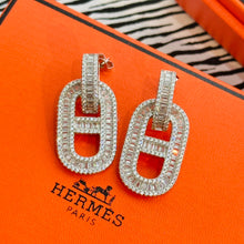 18k Diamonds H Earrings