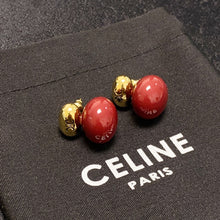 18K Triomphe Red Earrings