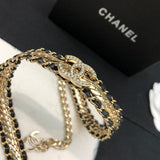 18K CC Strass Necklace