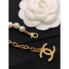 18K CC Pearl Bag Pendant Necklace