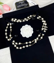 18K CC 23S Long Pearls Necklace