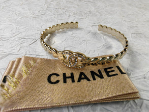 18K CC Diamonds Cuff Bracelet