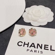 18K CC Pink Earrings