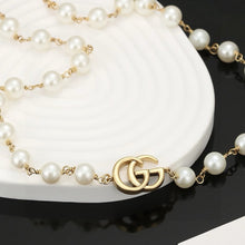 18K Double G Pearl Necklace