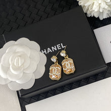 18K CC Crystals Earrings