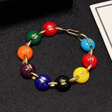 18K CHANEL CC Color Beads Bracelet