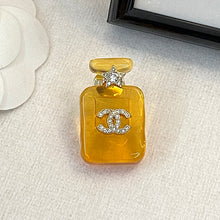 18K CC Perfume Color Bottle Brooch