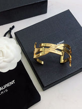 18K Saint Monogram Cuff Bracelet