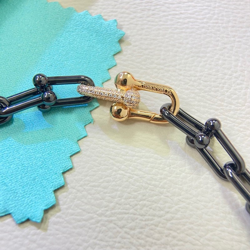 18K T HardWear Titanium Link Necklaces