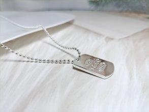 18K T 1837 Tag Pendant Necklace