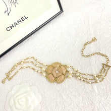 18K CC Camellia Choker Necklace