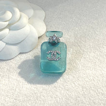 18K CC Perfume Color Bottle Brooch