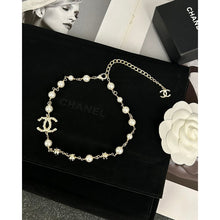 18K CC White Pearls Necklace