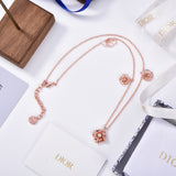18K CD D-Millefiori Necklace