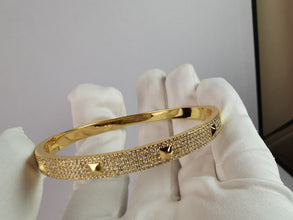 18K Collier De Chien Diamond H Bracelet