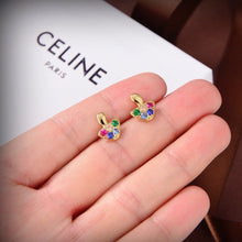 18K CE Colorful Mushroom Earrings