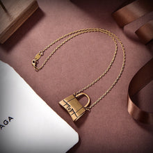 18K BB Hourglass Bag Necklace
