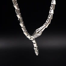 18K BV Serpenti Viper Demi-Pavé Diamonds Necklace